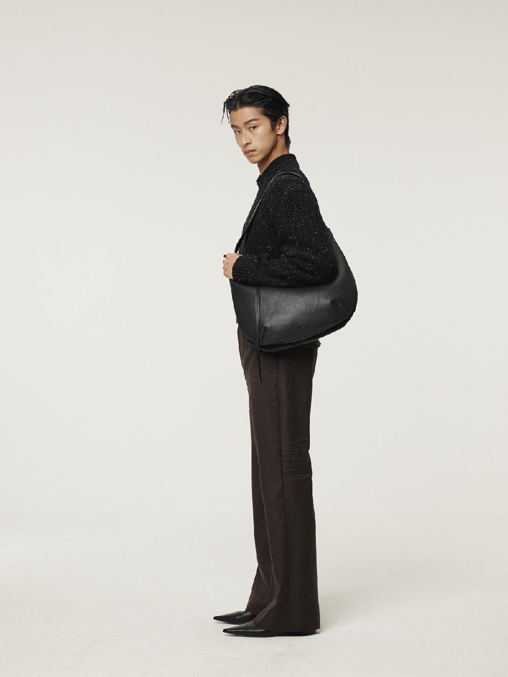 Recto CREASE DETAIL FLARE PANTS (VINTAGE BROWN)