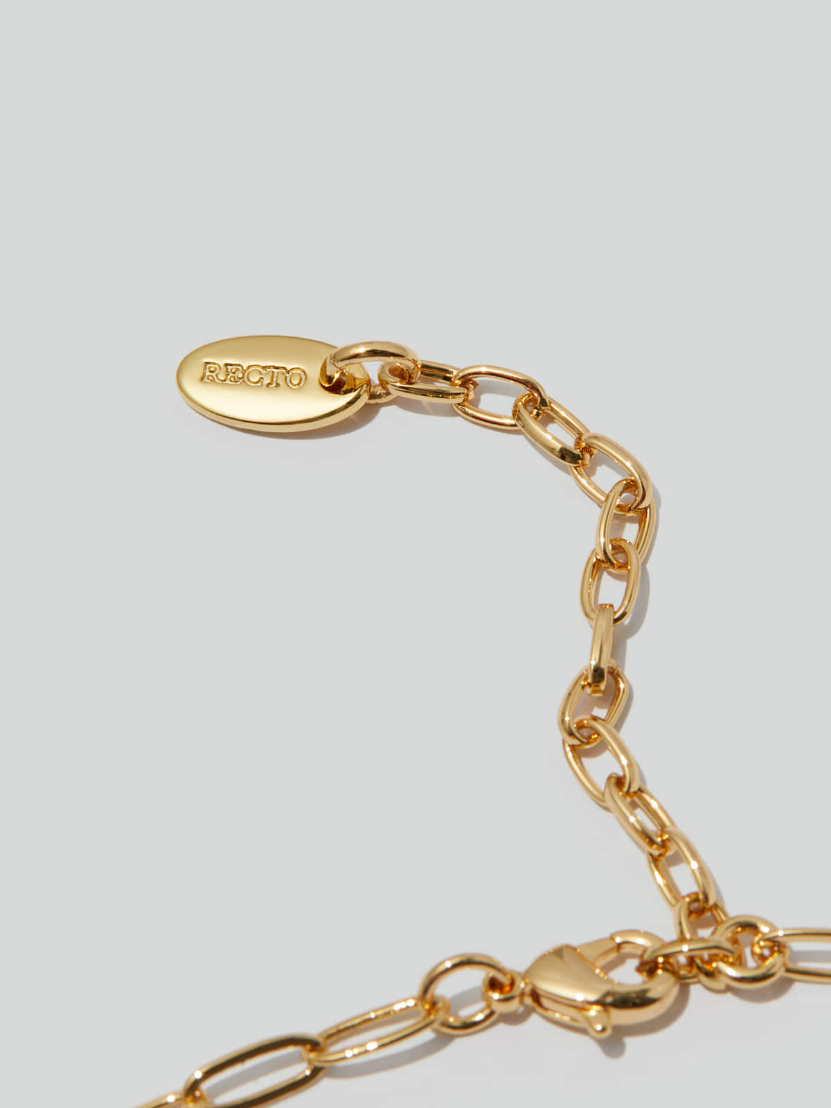 Recto CUBE DROP NECKLACE (GOLD)