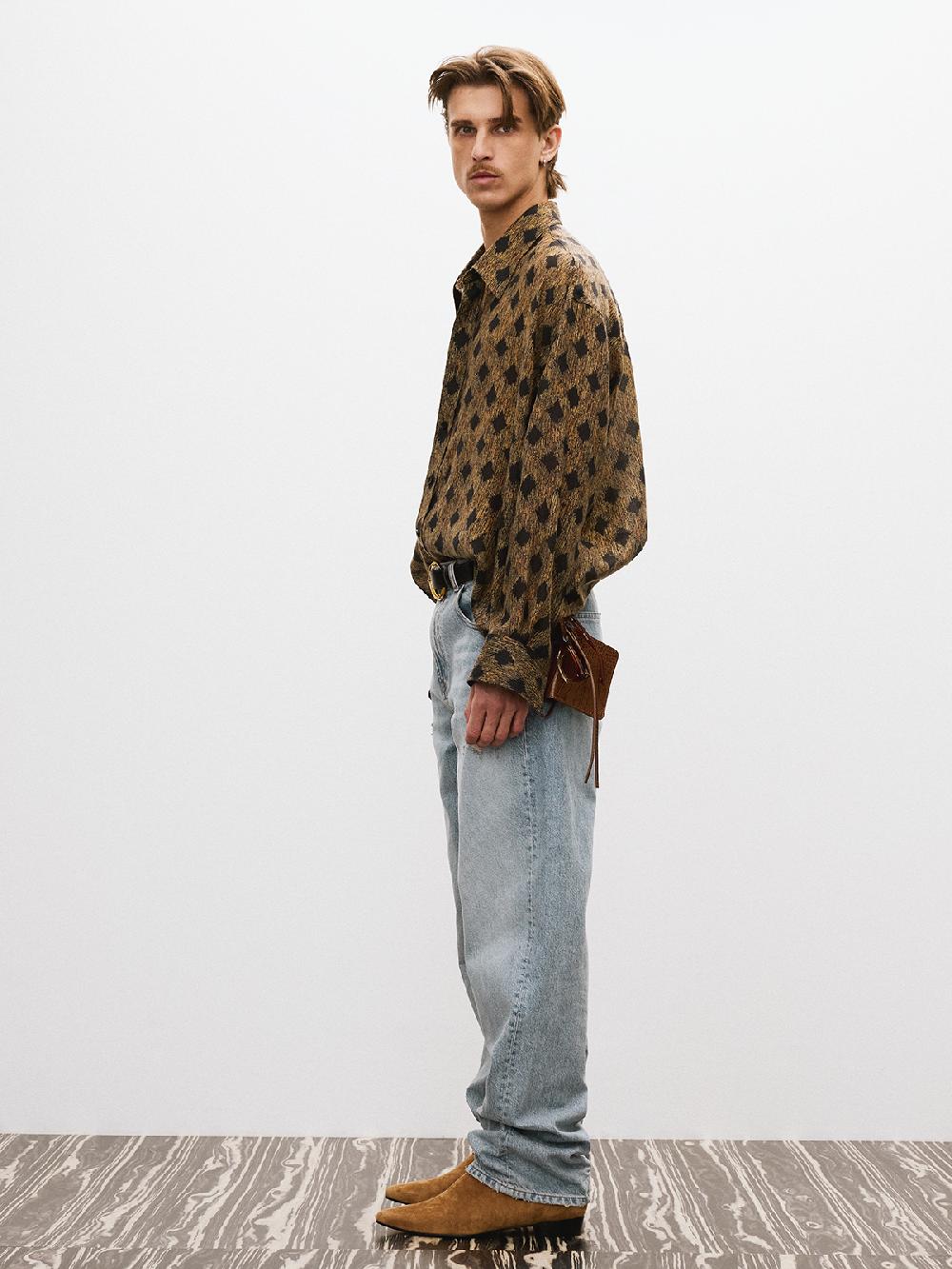 Recto DESTROYED DENIM PANTS (LIGHT BLUE)