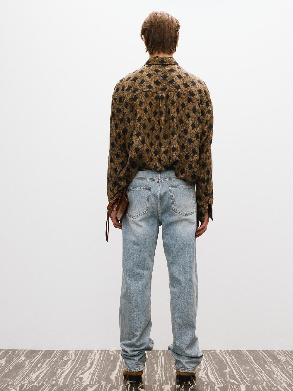 Recto DESTROYED DENIM PANTS (LIGHT BLUE)