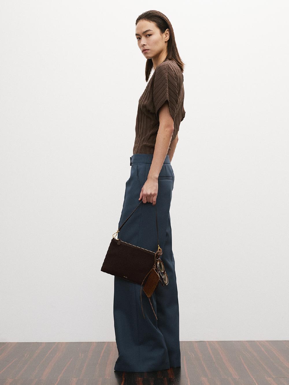 Recto DOLMAN SLEEVES ROUND TOP (KHAKI BROWN)