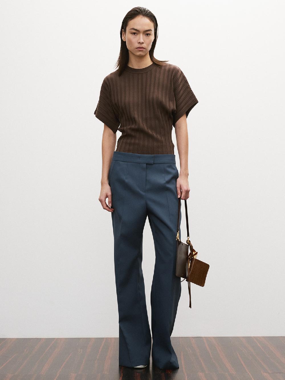 recto DOLMAN SLEEVES ROUND TOP (KHAKI BROWN)