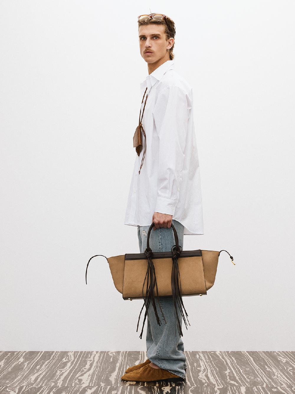 Recto DOUBLE COLLAR STRIPE SHIRT (LIGHT BLUE)