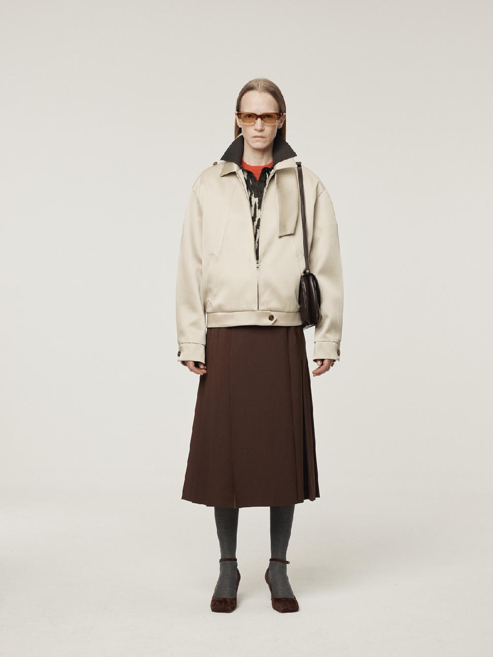 Recto DOUBLE SATIN JUMPER (SAND BEIGE)