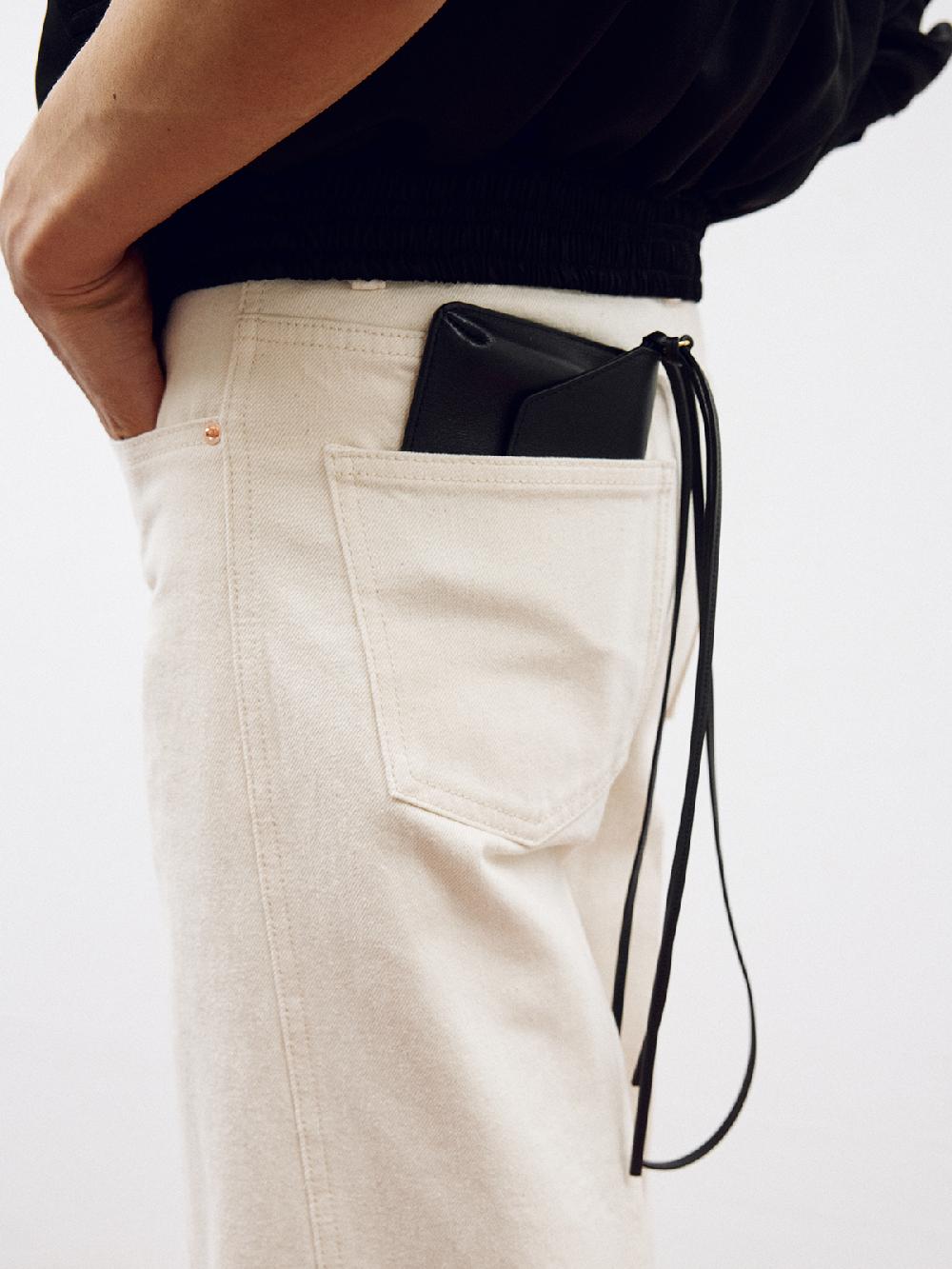 Recto FLARED FIT DENIM PANTS (ECRU)