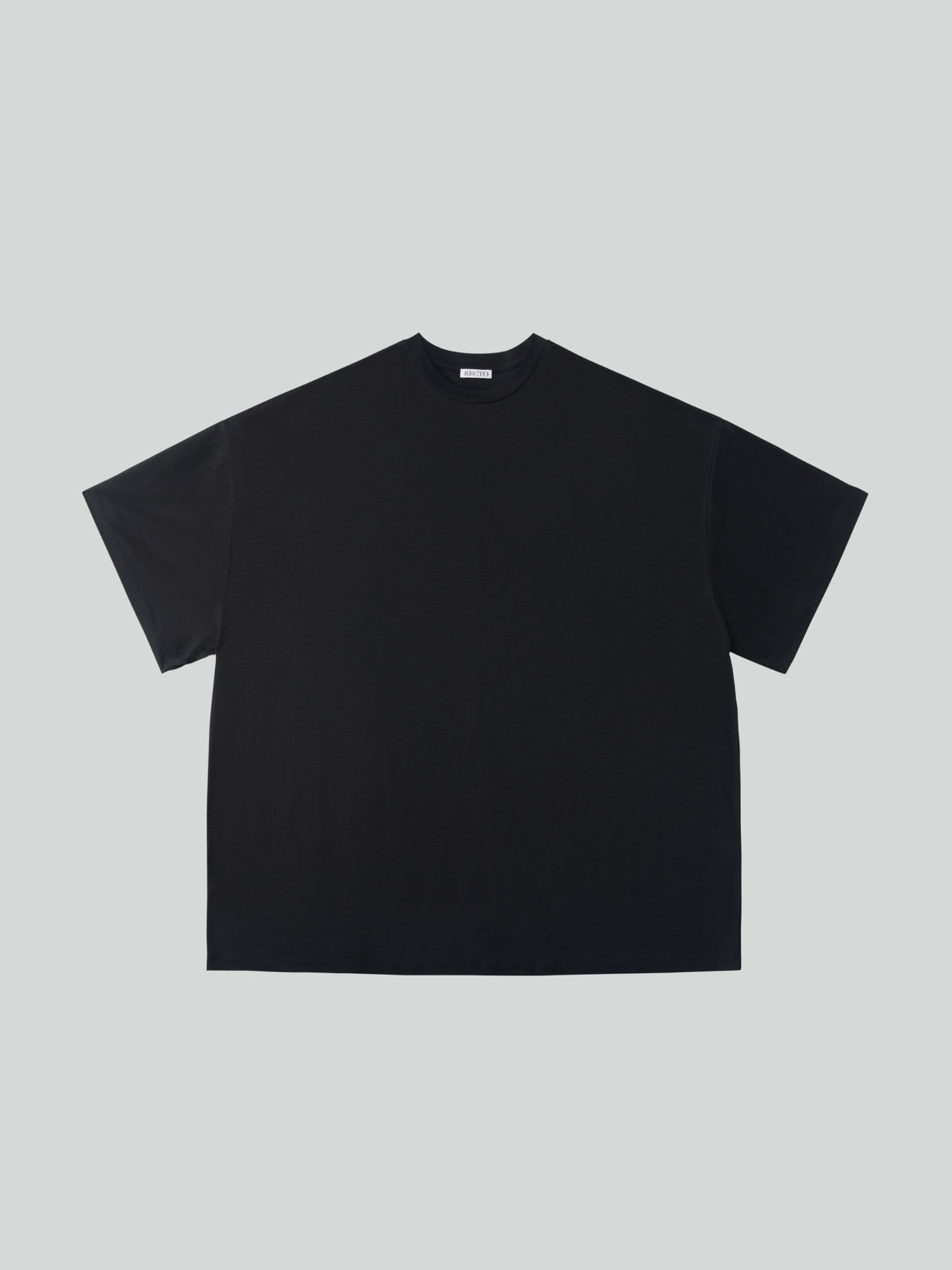 recto FLUID OVERSIZED T-SHIRT (BLACK)
