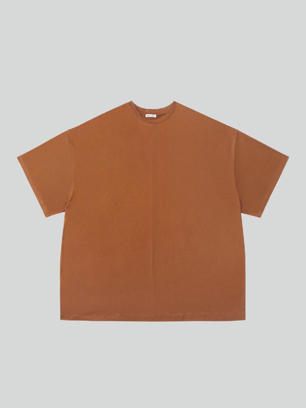 recto FLUID OVERSIZED T-SHIRT (TOBACCO)