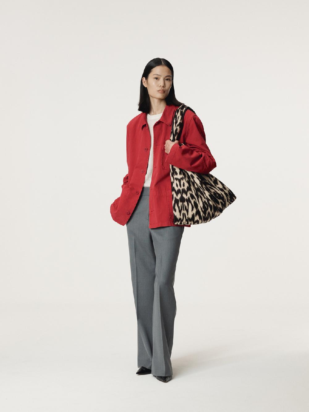 Recto GARMENT DYED WORK JACKET (RED)