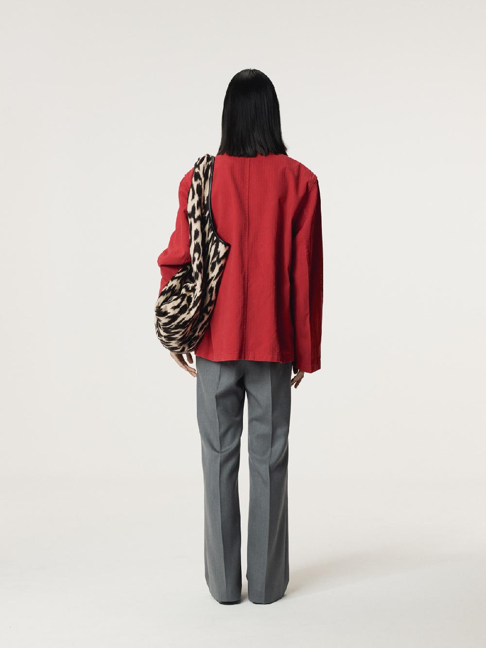 Recto GARMENT DYED WORK JACKET (RED)