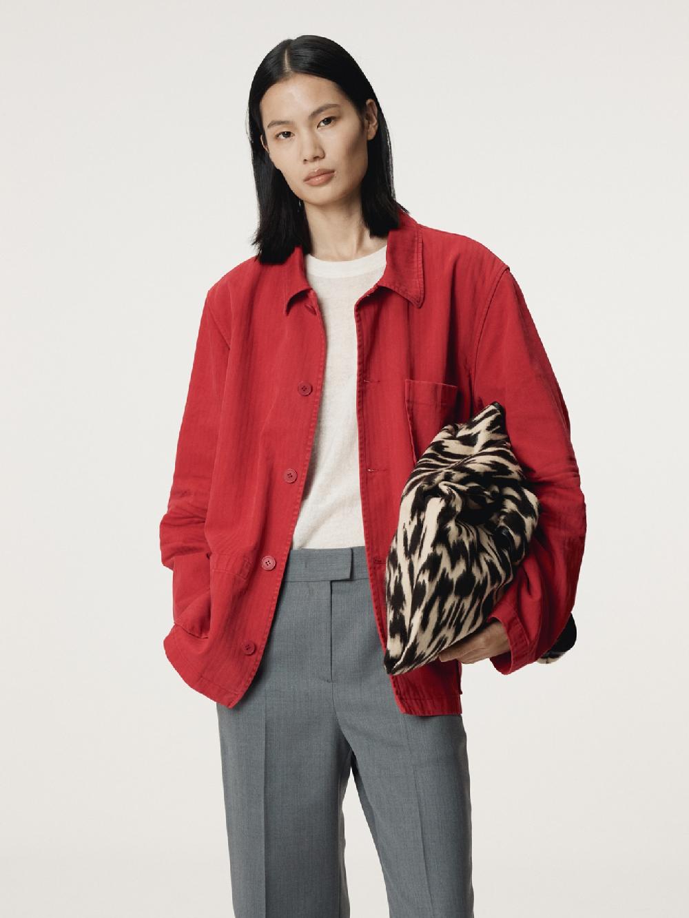 recto GARMENT DYED WORK JACKET (RED)