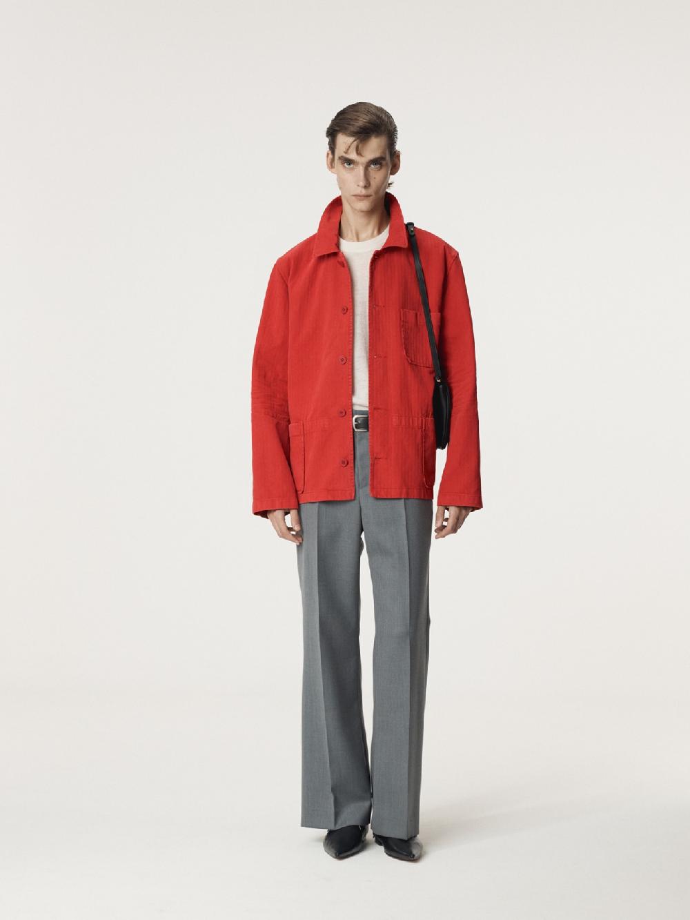 recto GARMENT DYED WORK JACKET (RED)