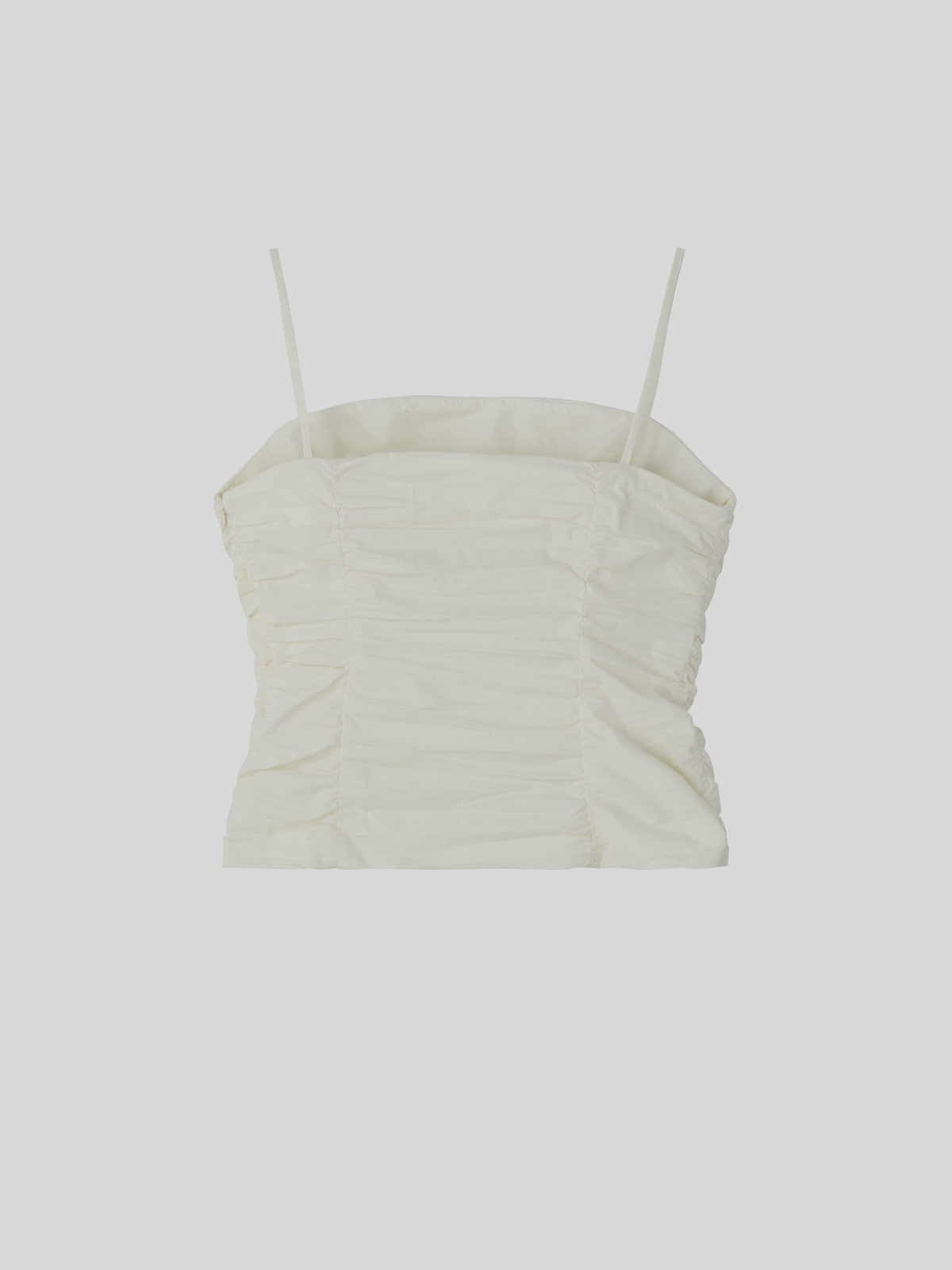 Recto GATHERED BUSTIER TOP (IVORY)