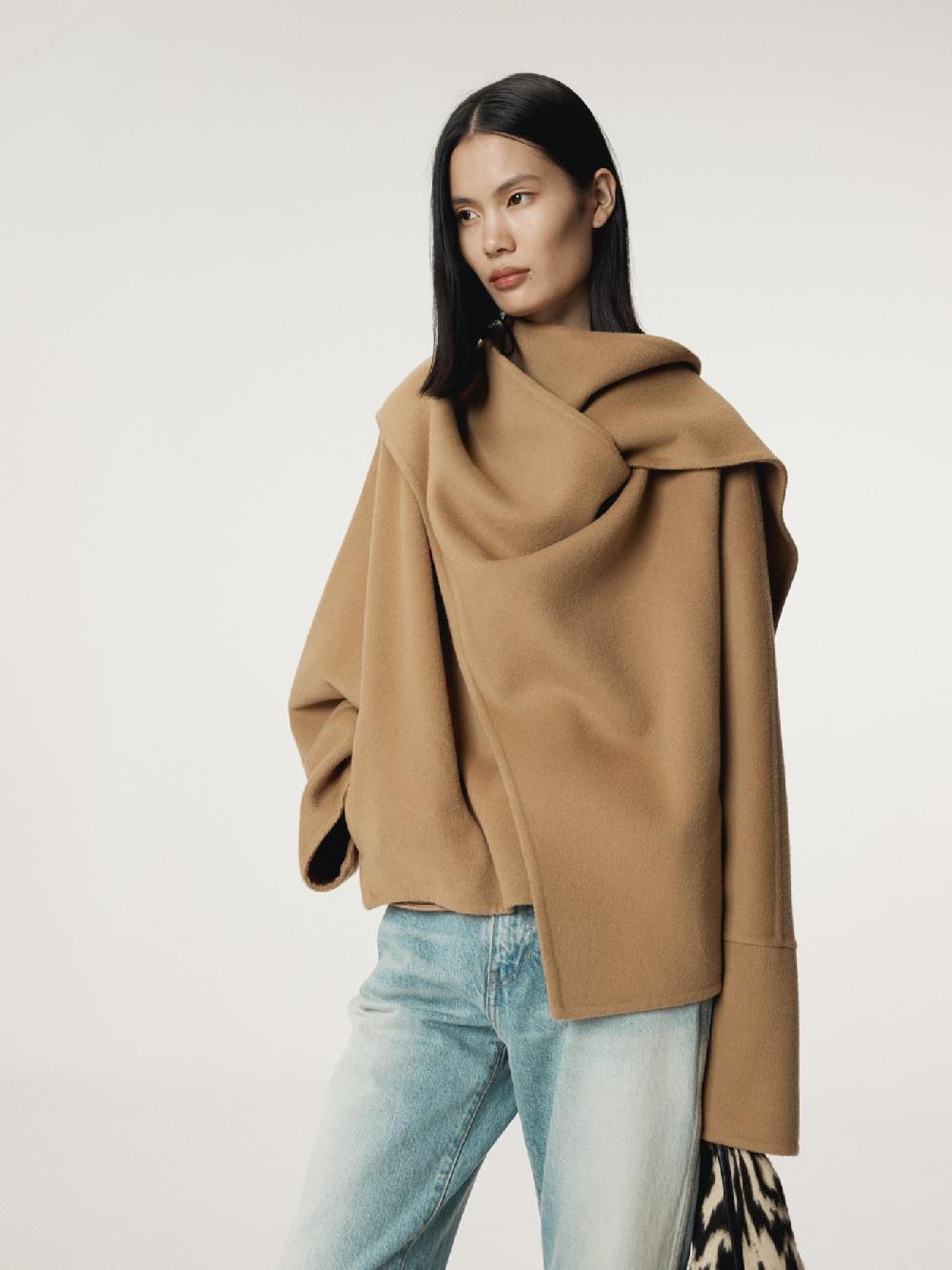 recto HANDMADE MUFFLER COAT (DESERT)