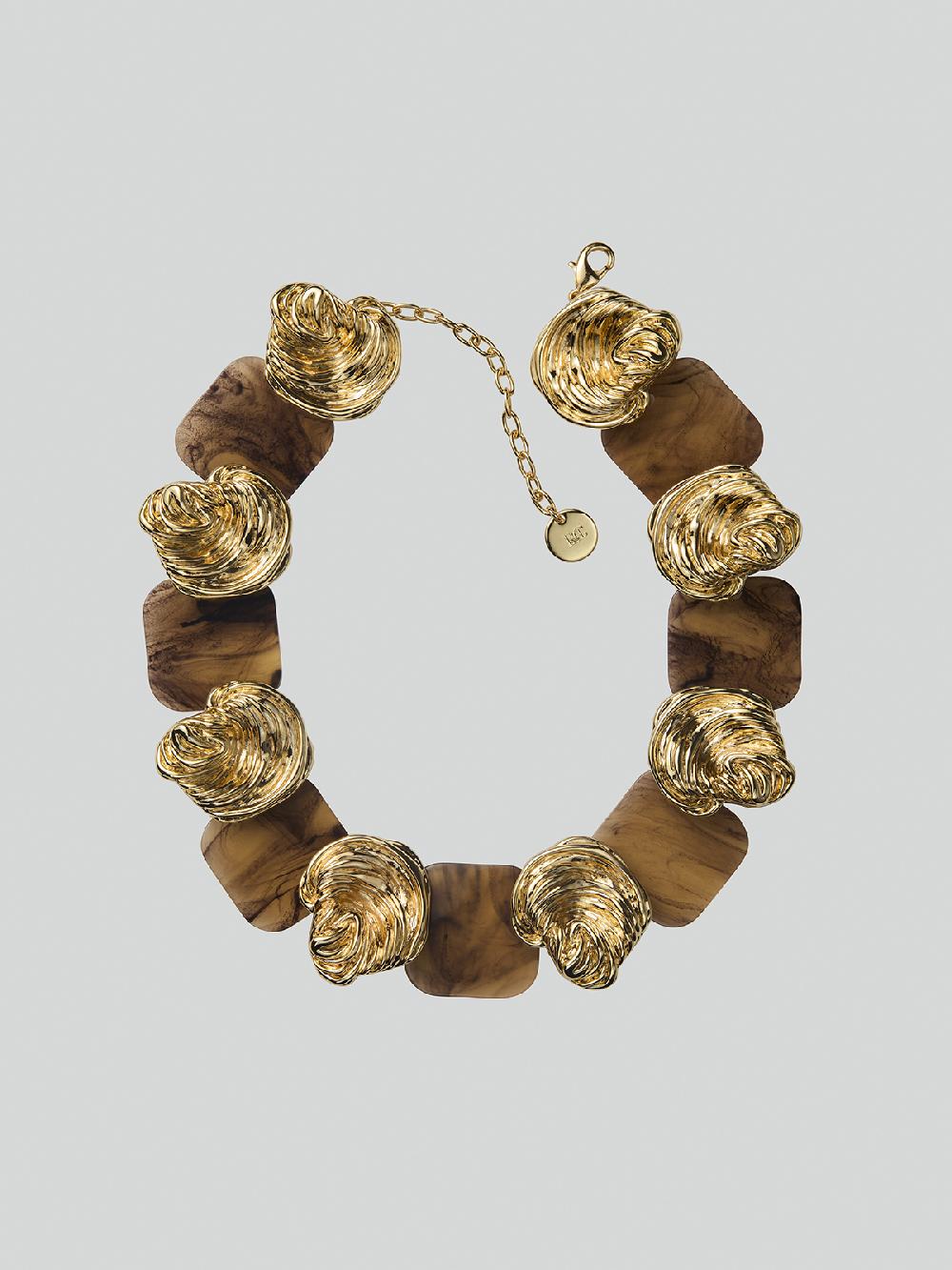 Recto IBIZA FORMICA BOLD NECKLACE (GOLD)