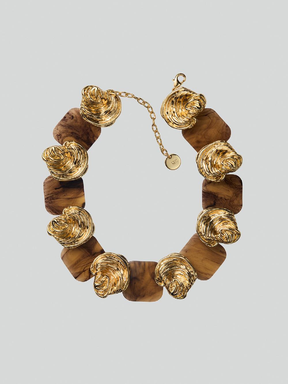 recto IBIZA FORMICA BOLD NECKLACE (GOLD)