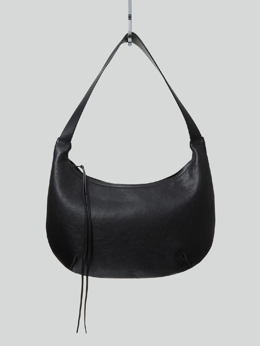 Recto LEATHER HOBO BAG (BLACK)