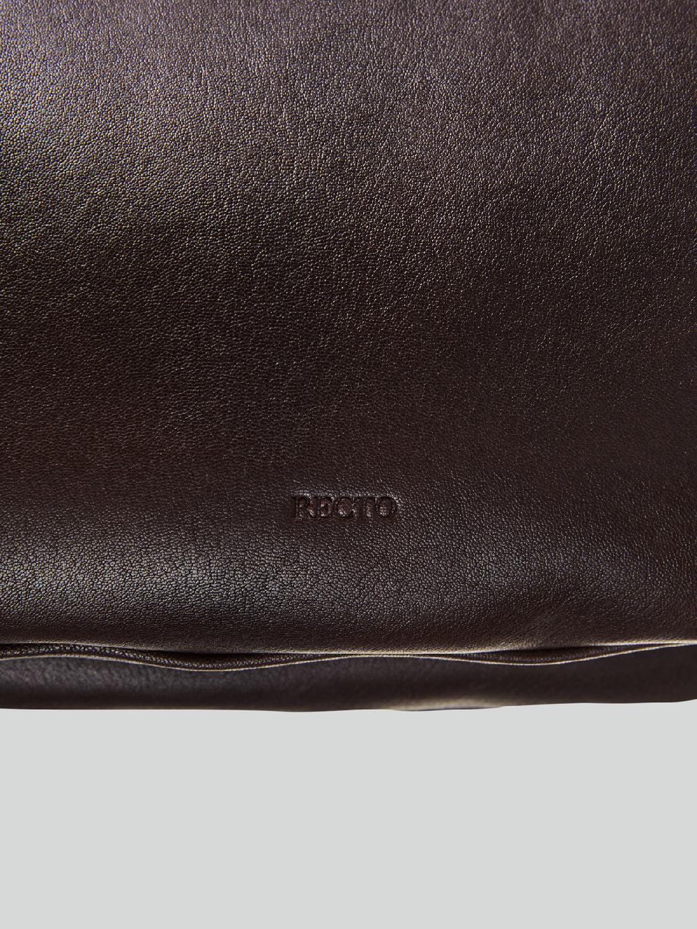 Recto LEATHER HOBO BAG (VINTAGE BROWN)
