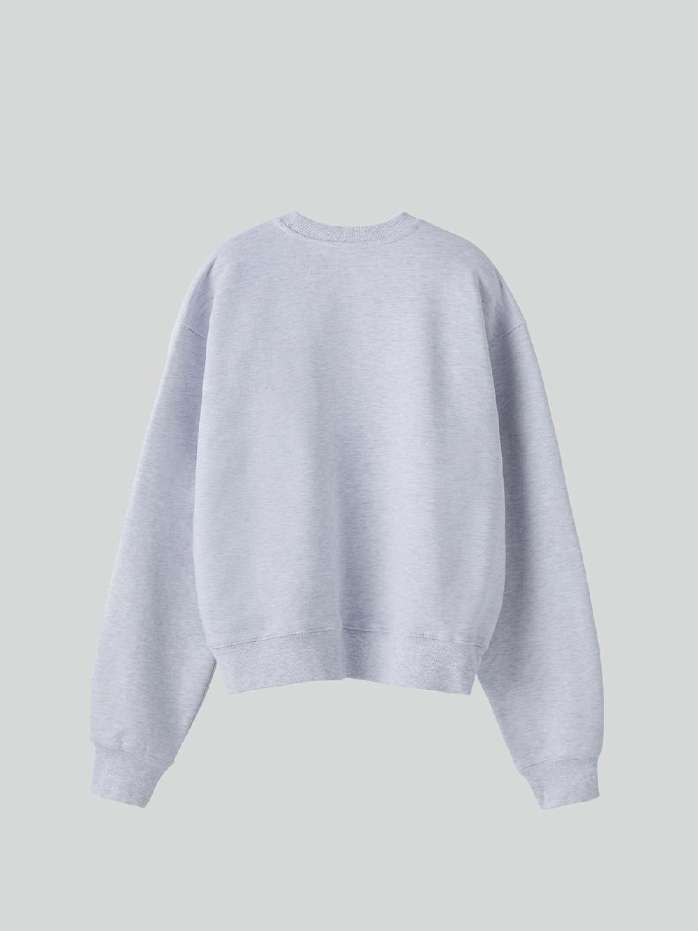 Recto LLEGE LOGO SWEATSHIRT (MELANGE GREY)