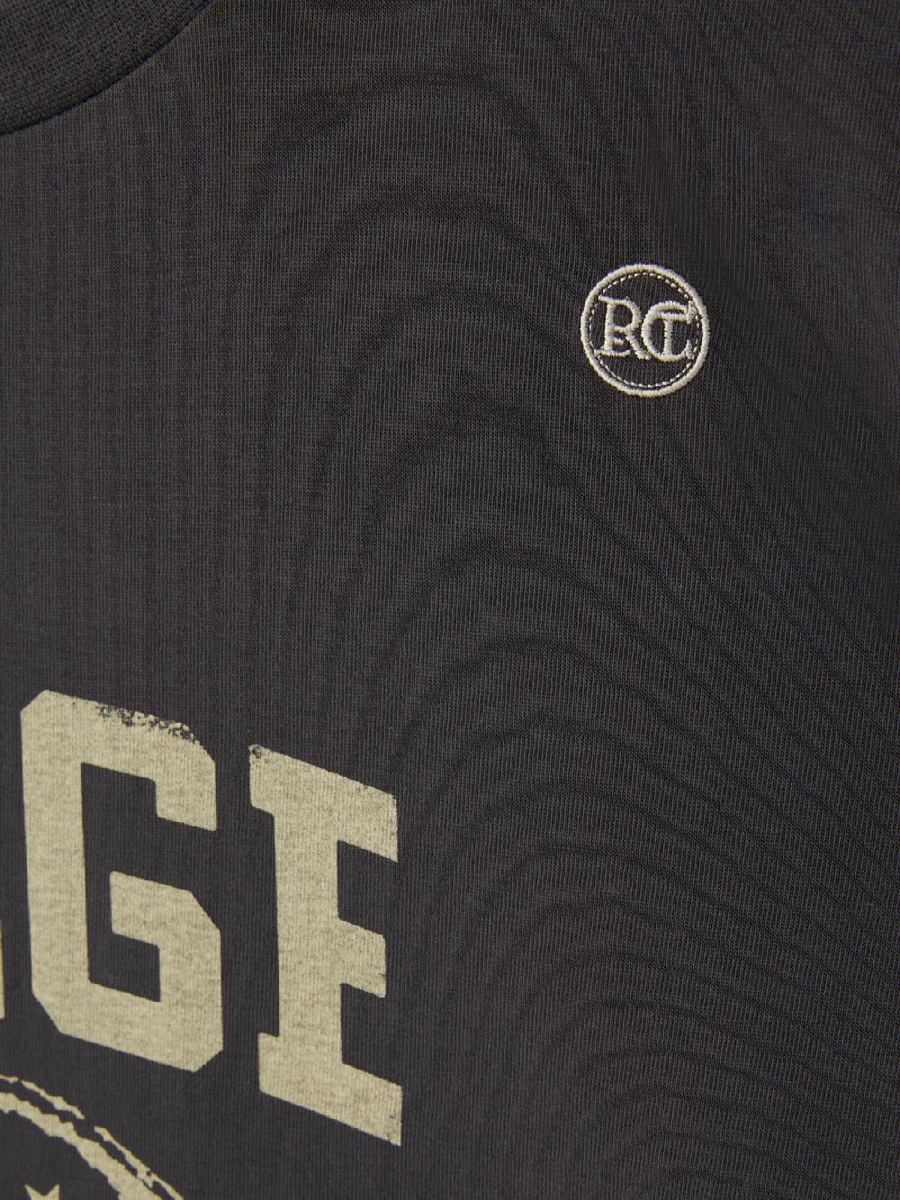 Recto LLEGE LOGO T-SHIRT (CHARCOAL GREY)