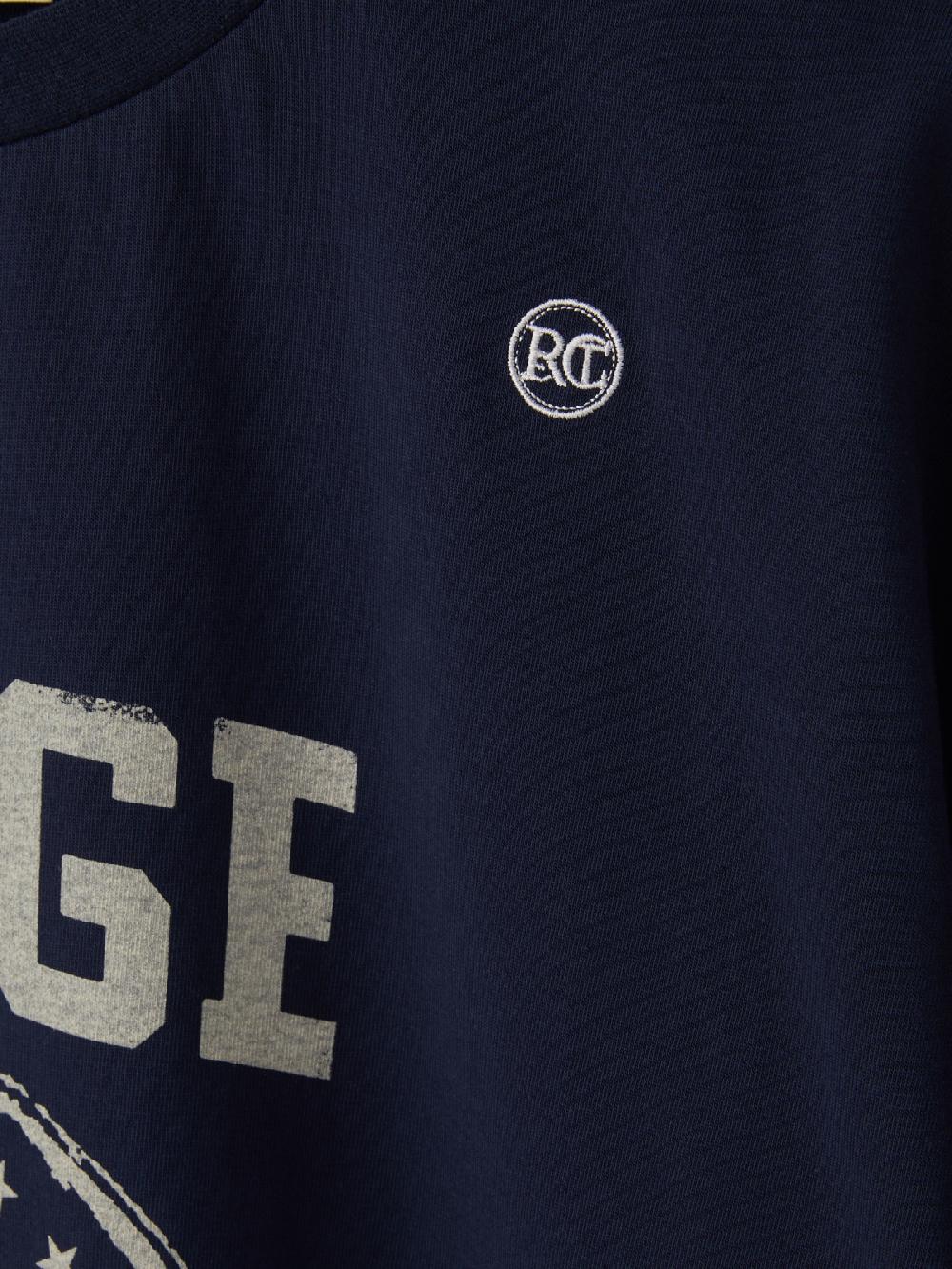 Recto LLEGE LOGO T-SHIRT (NAVY)