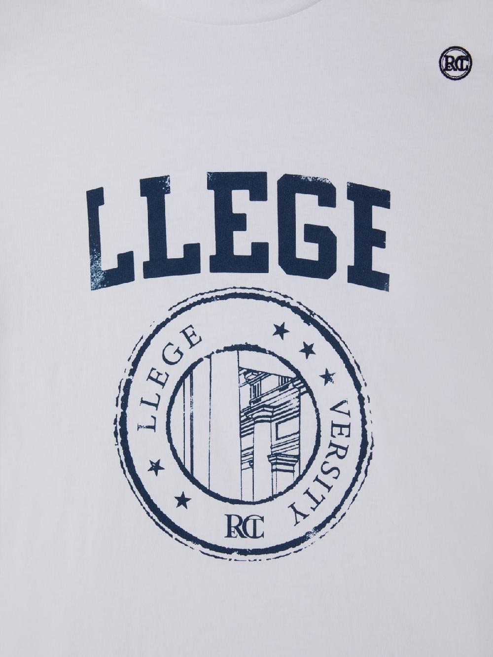 Recto LLEGE LOGO T-SHIRT (OFF WHITE)