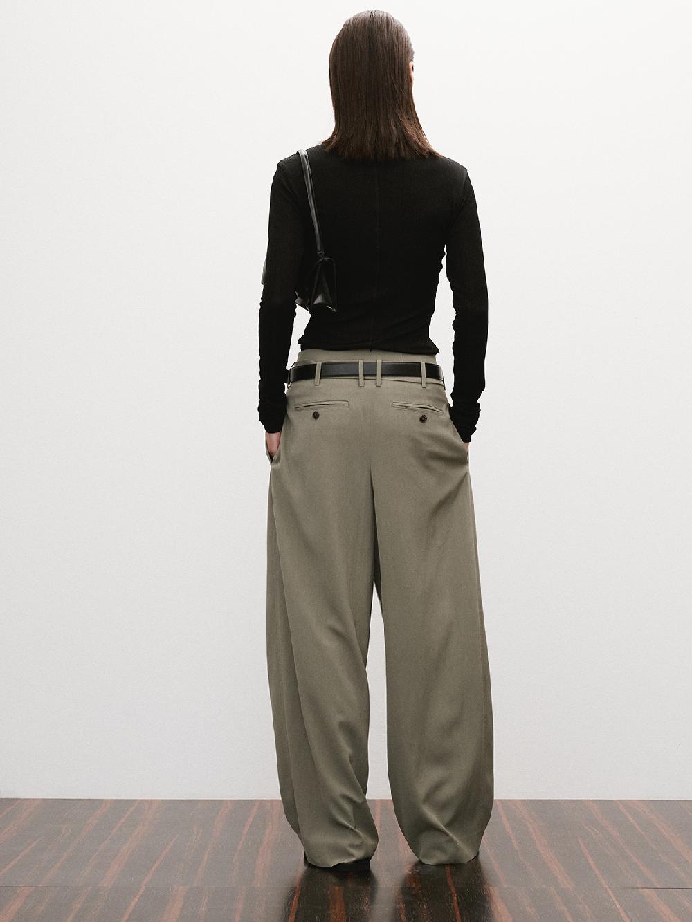 Recto LONG SLEEVES SHEER JERSEY TOP (BLACK)