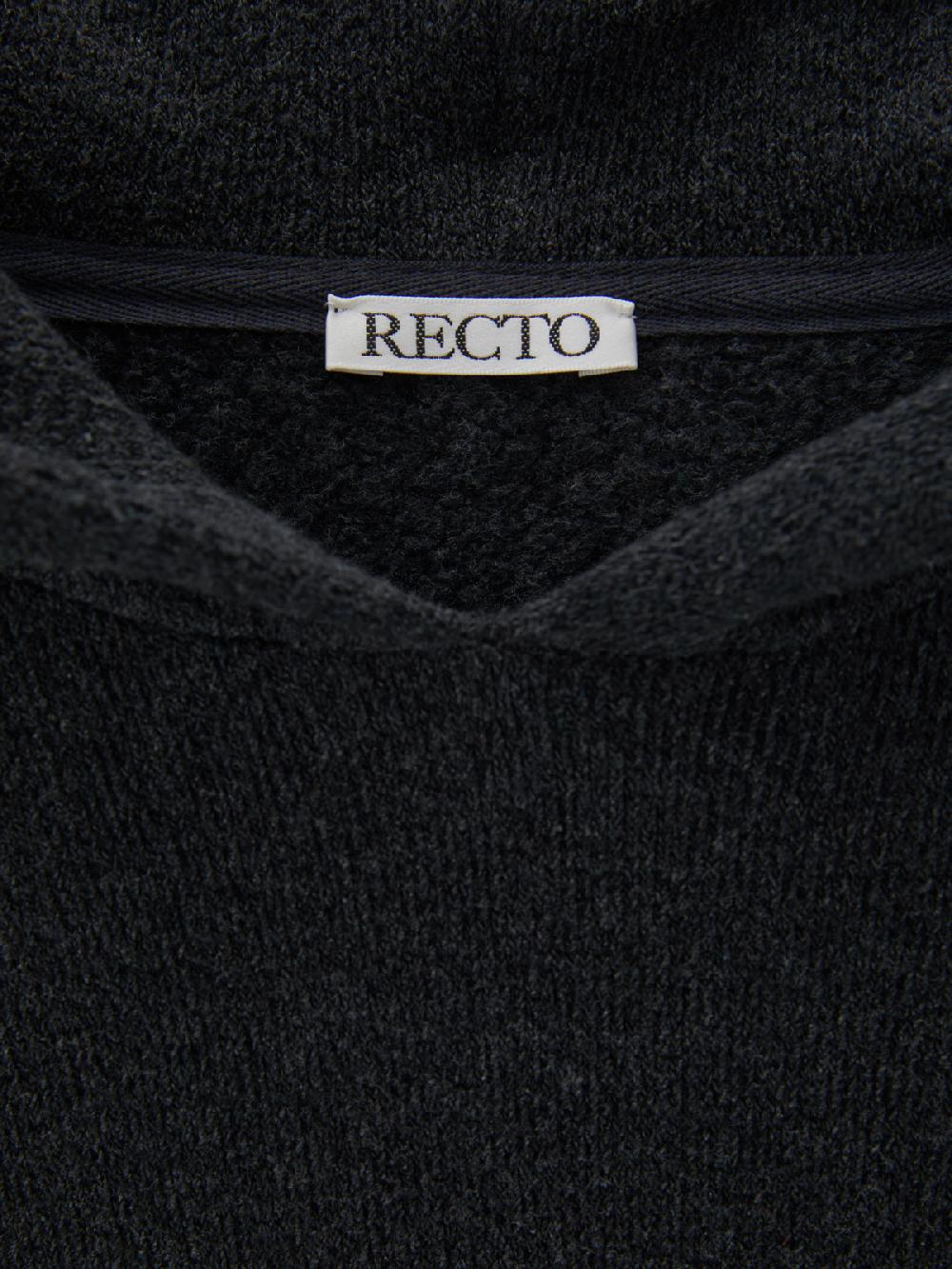 Recto MENS RC EMBROIDERED HOODIE (CHARCOAL GREY)