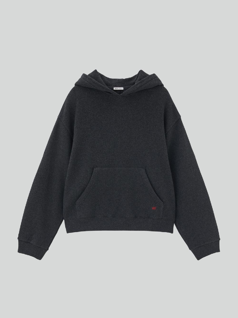recto MENS RC EMBROIDERED HOODIE (CHARCOAL GREY)