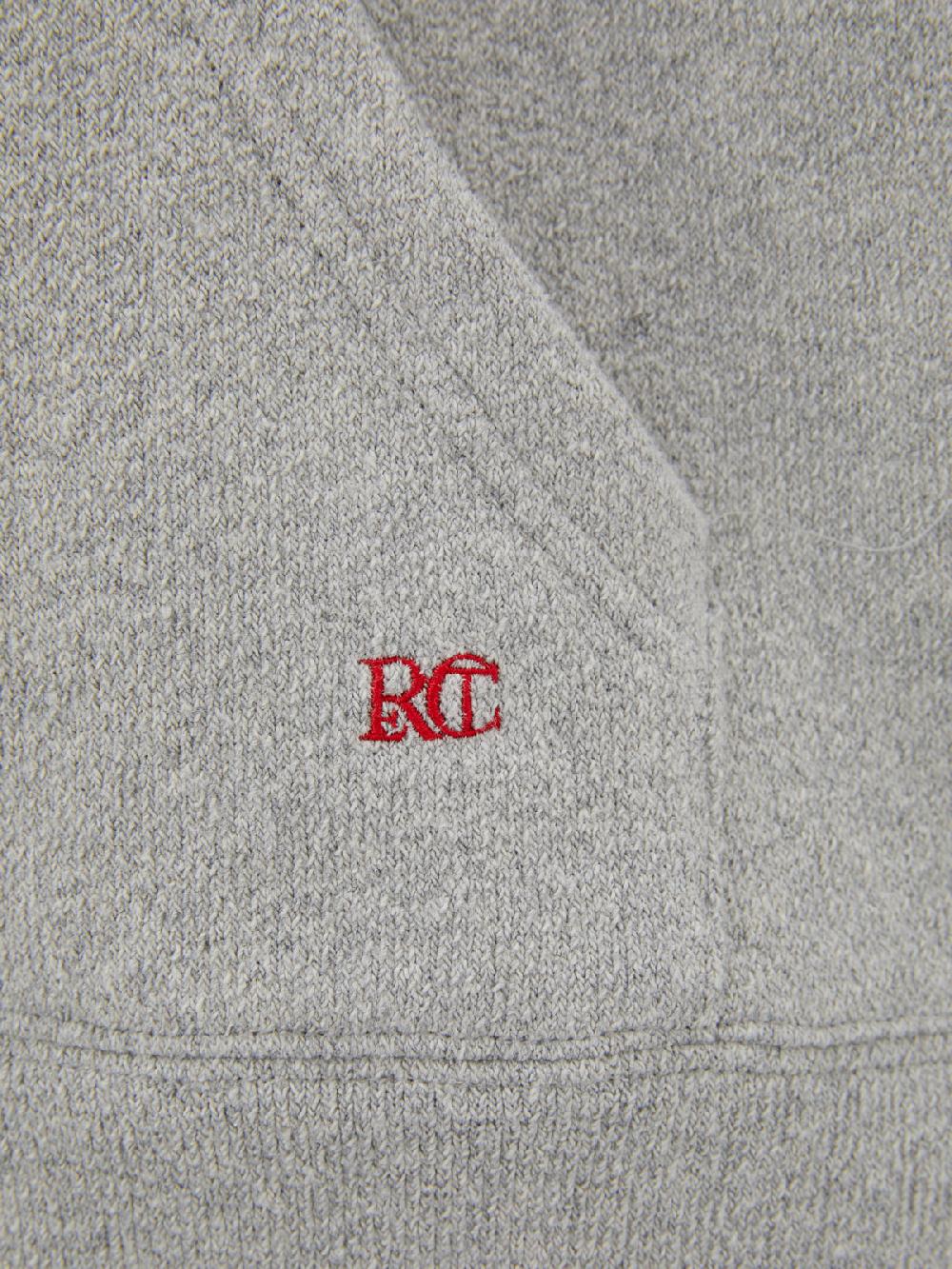 Recto MENS RC EMBROIDERED HOODIE (MELANGE GREY)