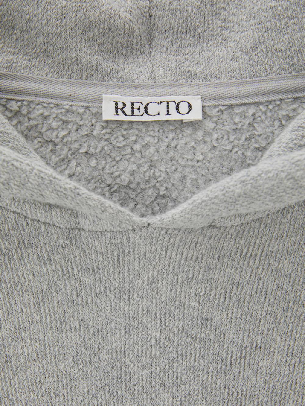 Recto MENS RC EMBROIDERED HOODIE (MELANGE GREY)