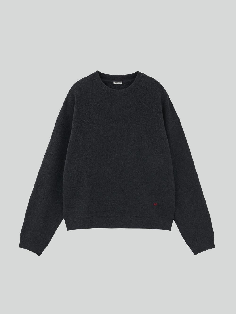recto MENS RC EMBROIDERED SWEATSHIRT (CHARCOAL GREY)
