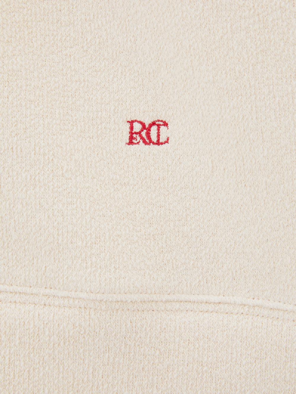 Recto MENS RC EMBROIDERED SWEATSHIRT (OATMEAL)