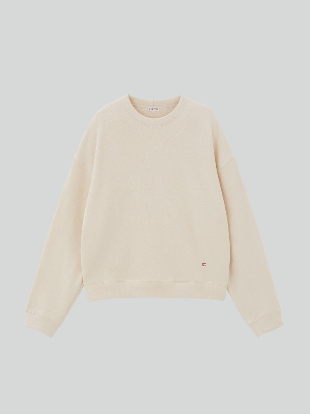 recto MENS RC EMBROIDERED SWEATSHIRT (OATMEAL)