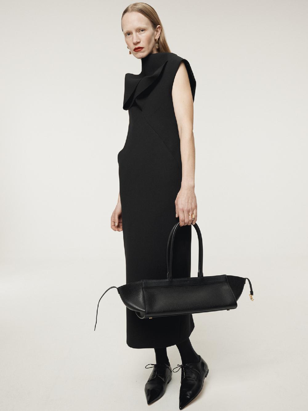 Recto MILLE-FEUILLE DRESS (BLACK)