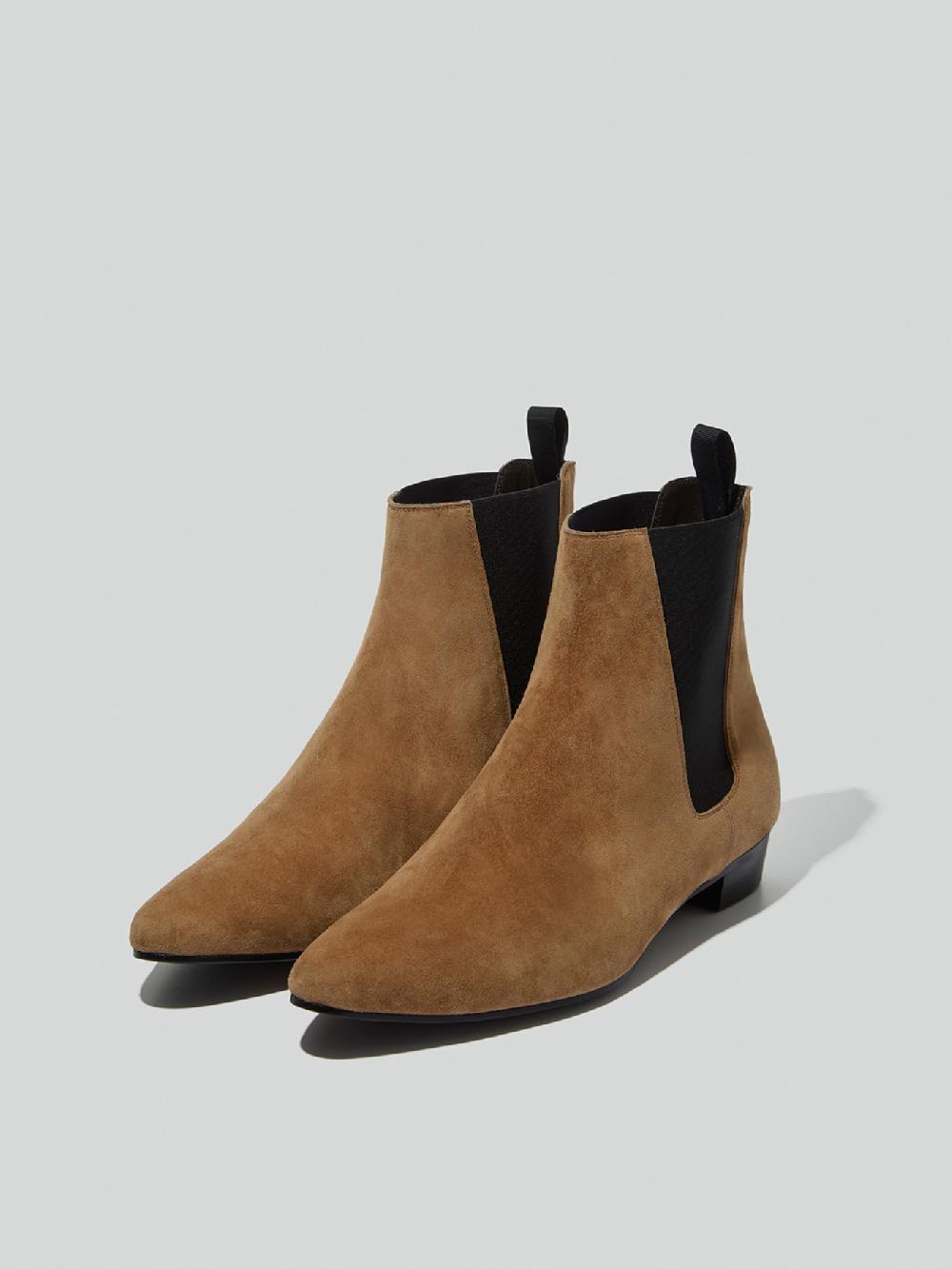 recto MONTANA SUEDE CHELSEA BOOTS (TAN)