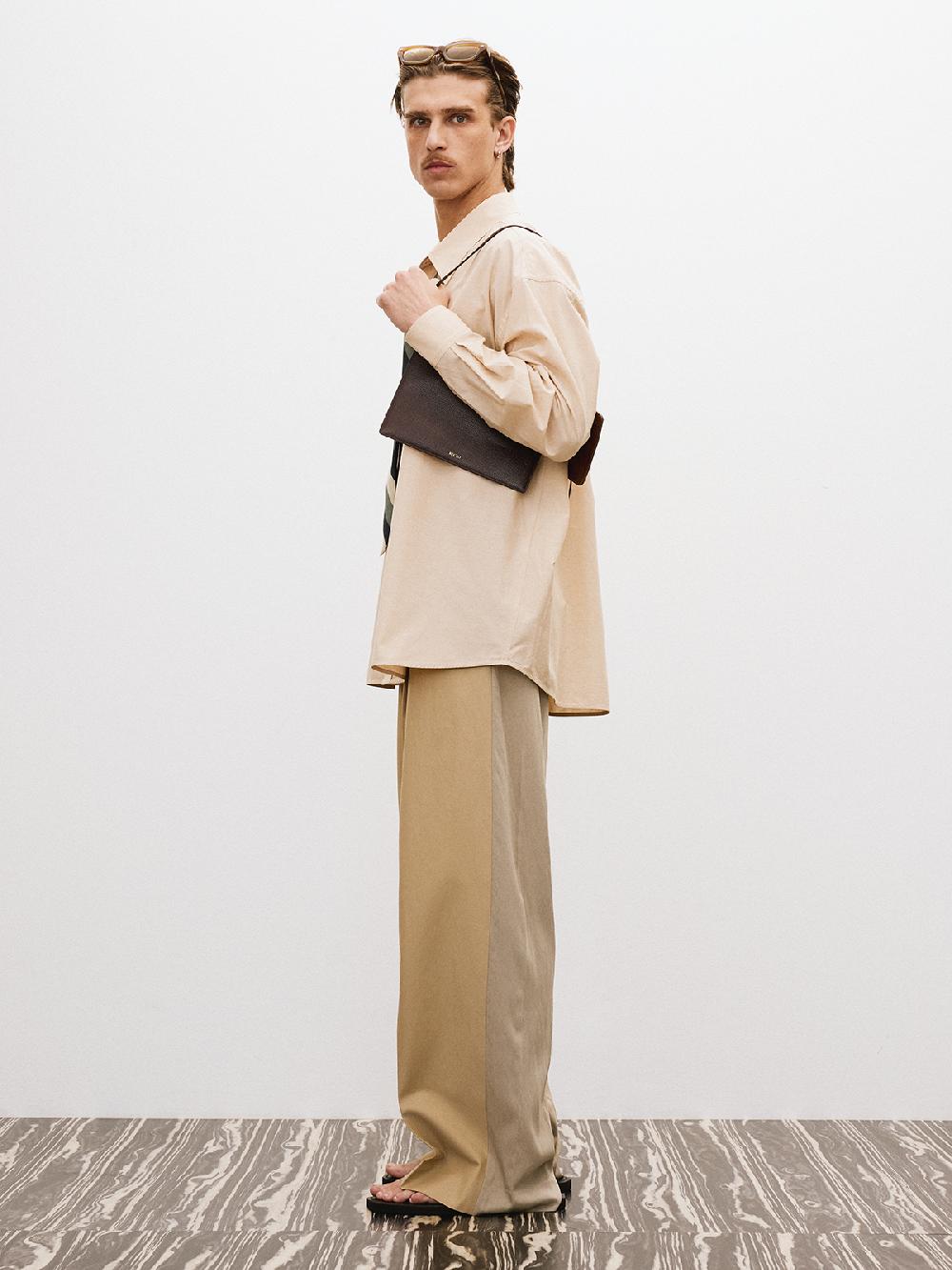 Recto ORGANIC COTTON CLASSIC SHIRT (ROSE BEIGE)