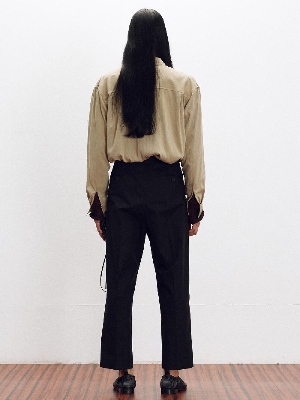 Recto POCKET DETAIL MONTANA SHIRT (GREYISH KHAKI)