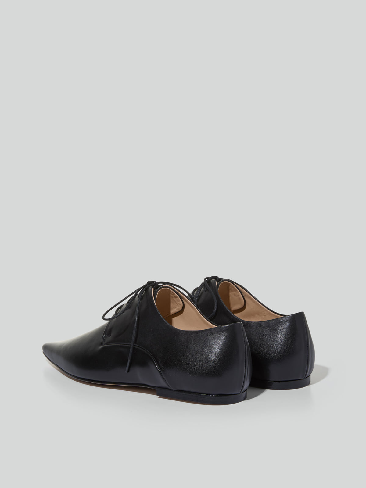 Recto POINT TOE DERBY SHOES (BLACK)