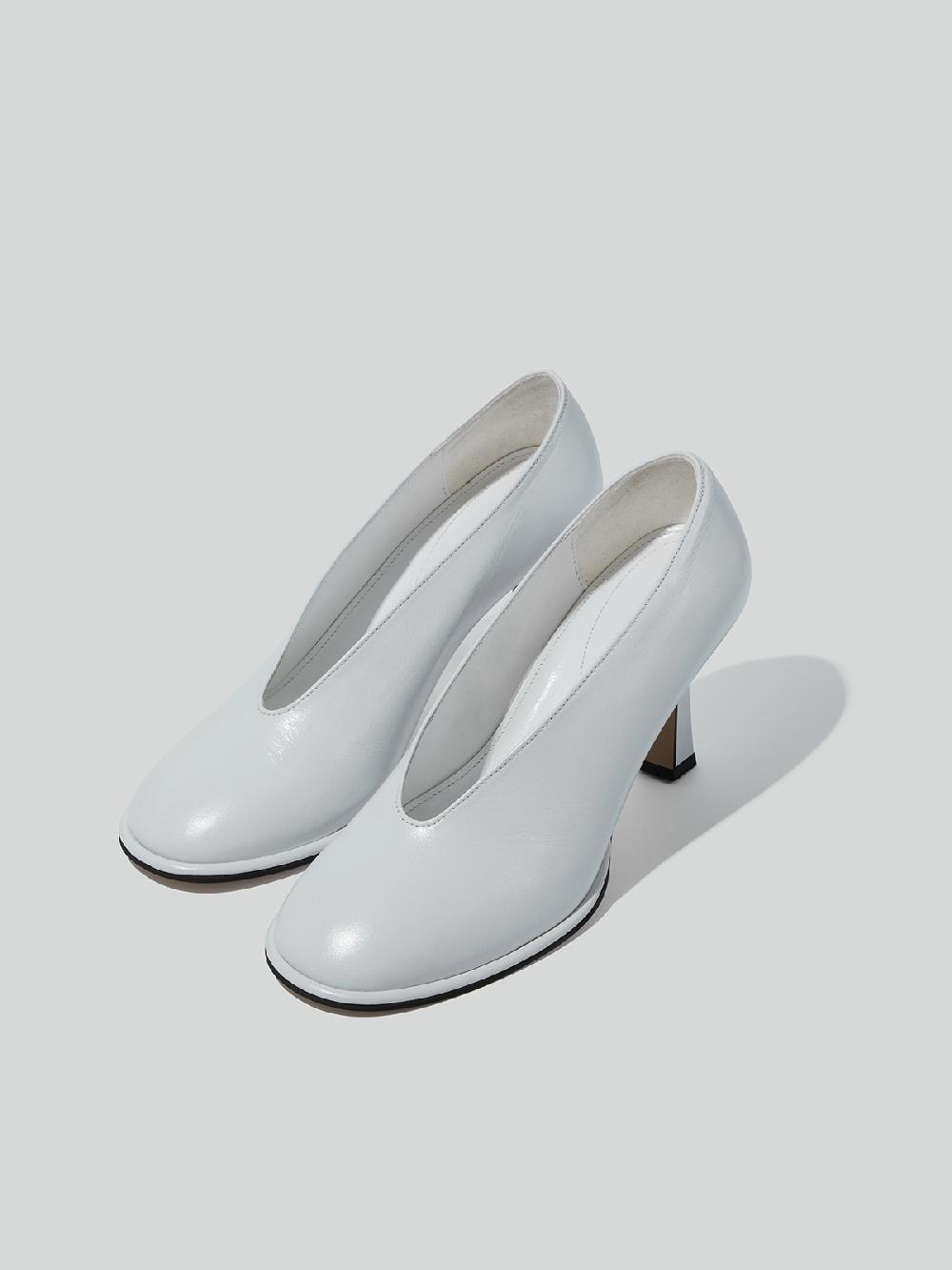 Recto POPPY ROUNDED TOE PUMPS (OFF WHITE)
