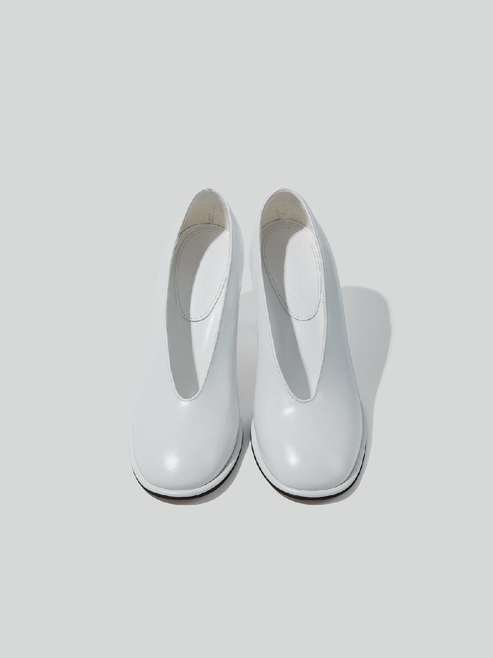 Recto POPPY ROUNDED TOE PUMPS (OFF WHITE)