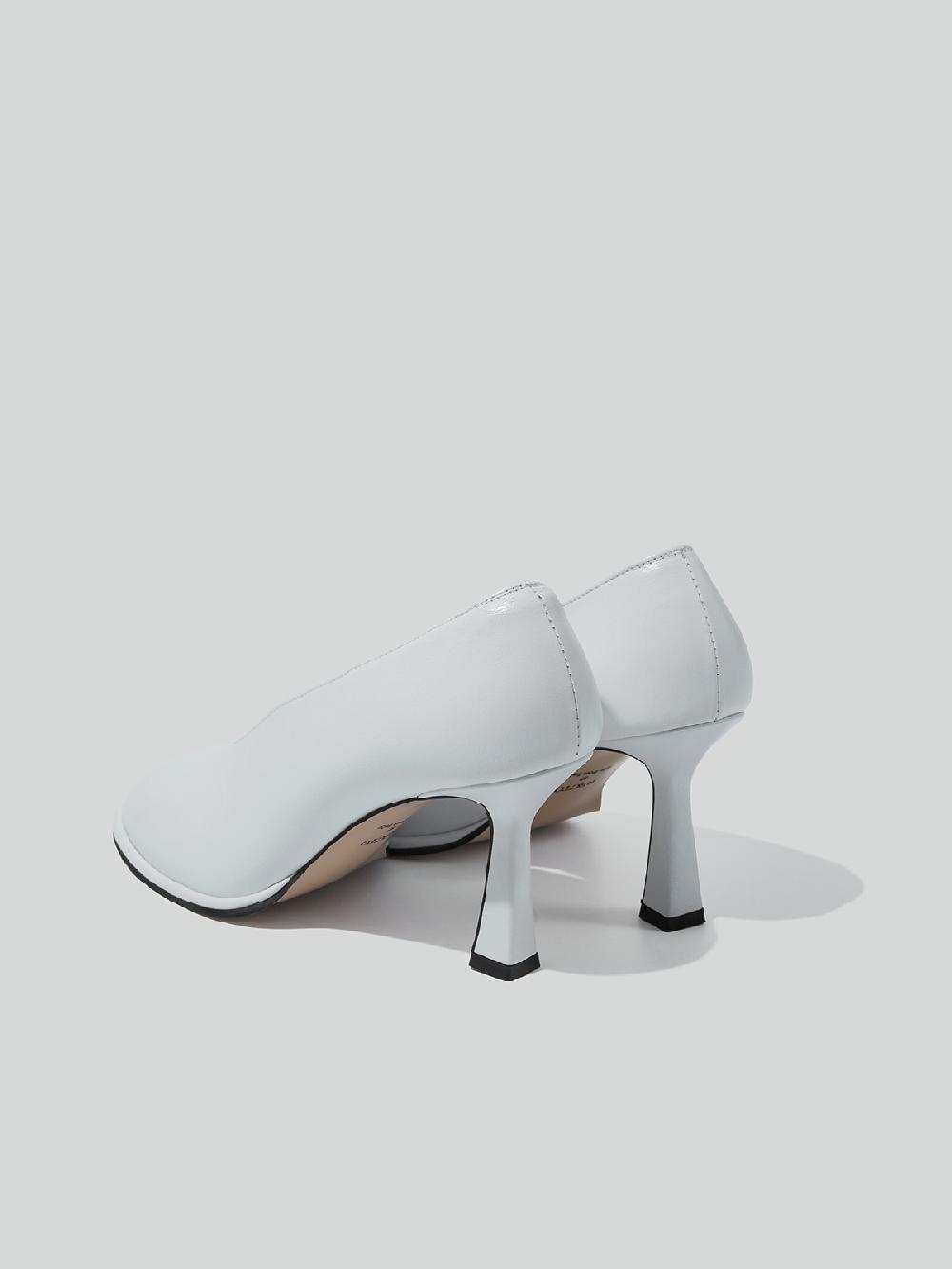 Recto POPPY ROUNDED TOE PUMPS (OFF WHITE)
