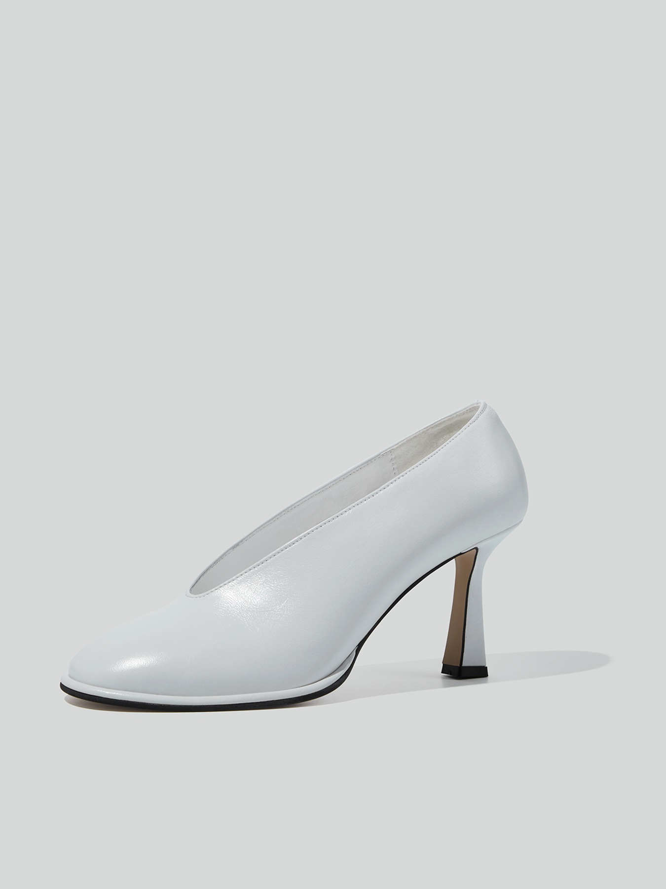 recto POPPY ROUNDED TOE PUMPS (OFF WHITE)