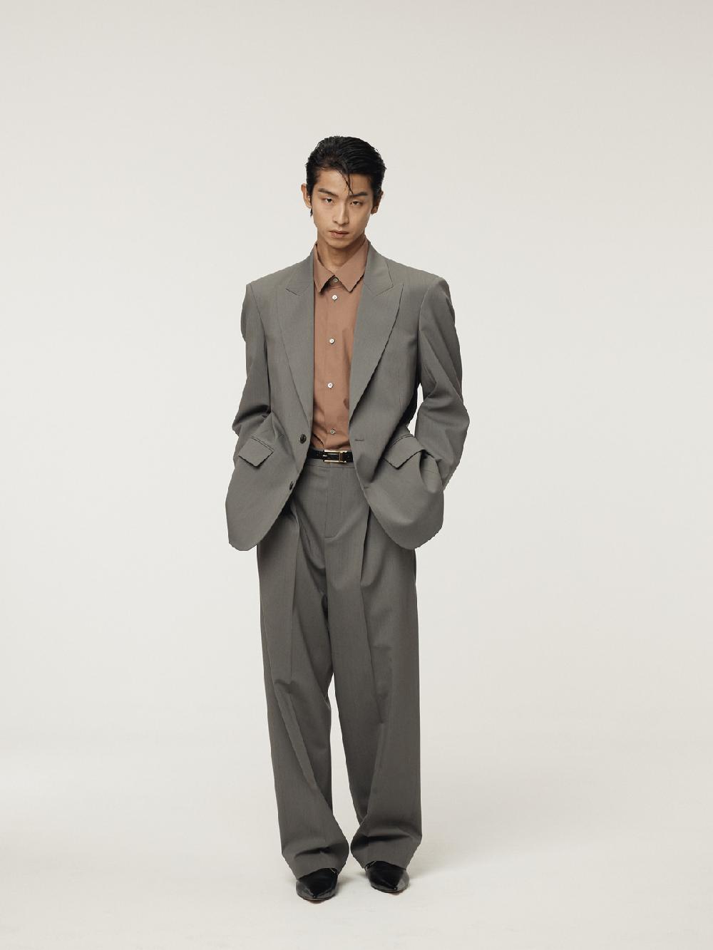 Recto POWDERY COTTON CLASSIC SHIRT (RUST PINK)