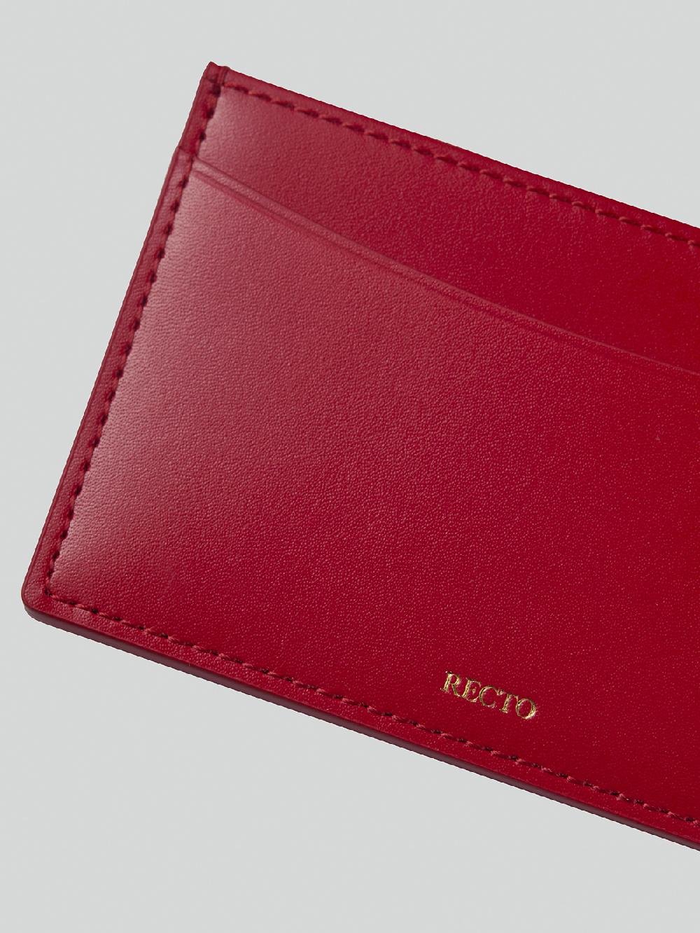 Recto RC CARD WALLET (SCARLET RED)