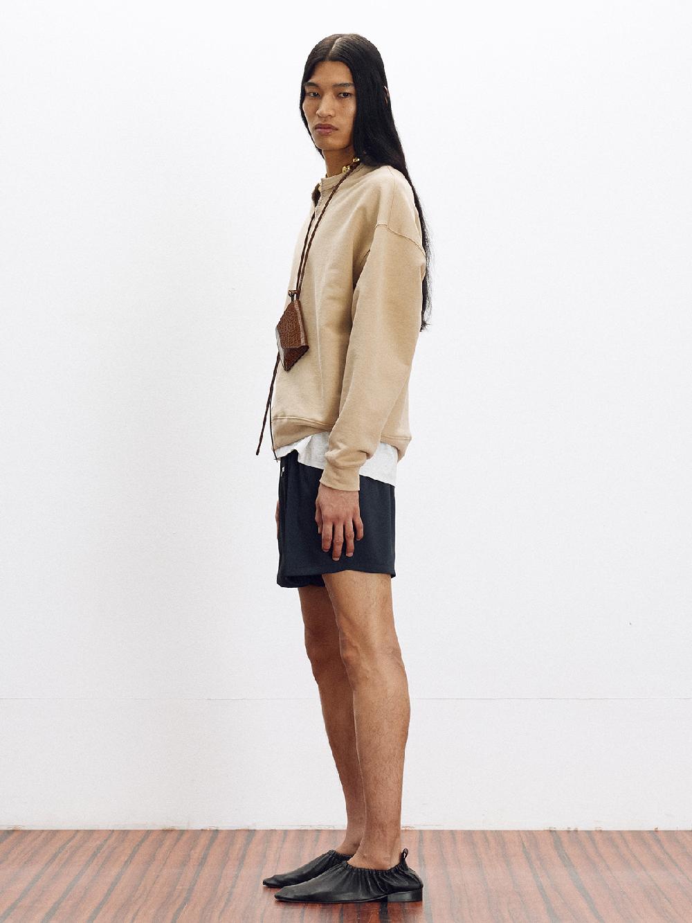 Recto RC CUT & EMBROIDERY SWEATSHIRT (LIGHT BEIGE)