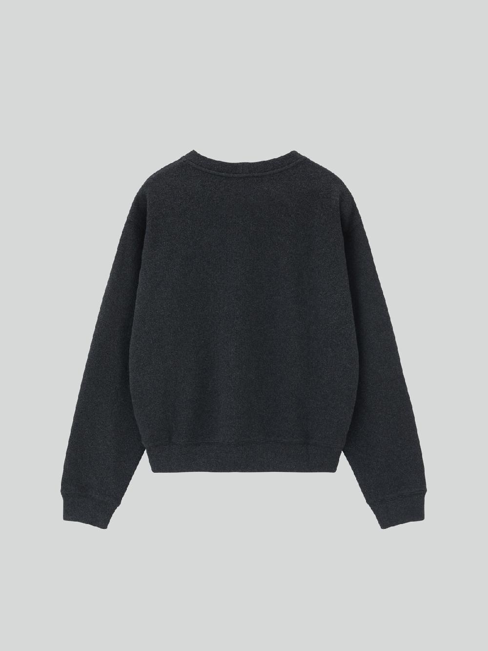 Recto RC EMBROIDERED SWEATSHIRT (CHARCOAL GREY)