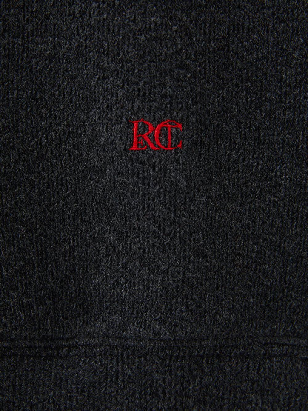 Recto RC EMBROIDERED SWEATSHIRT (CHARCOAL GREY)
