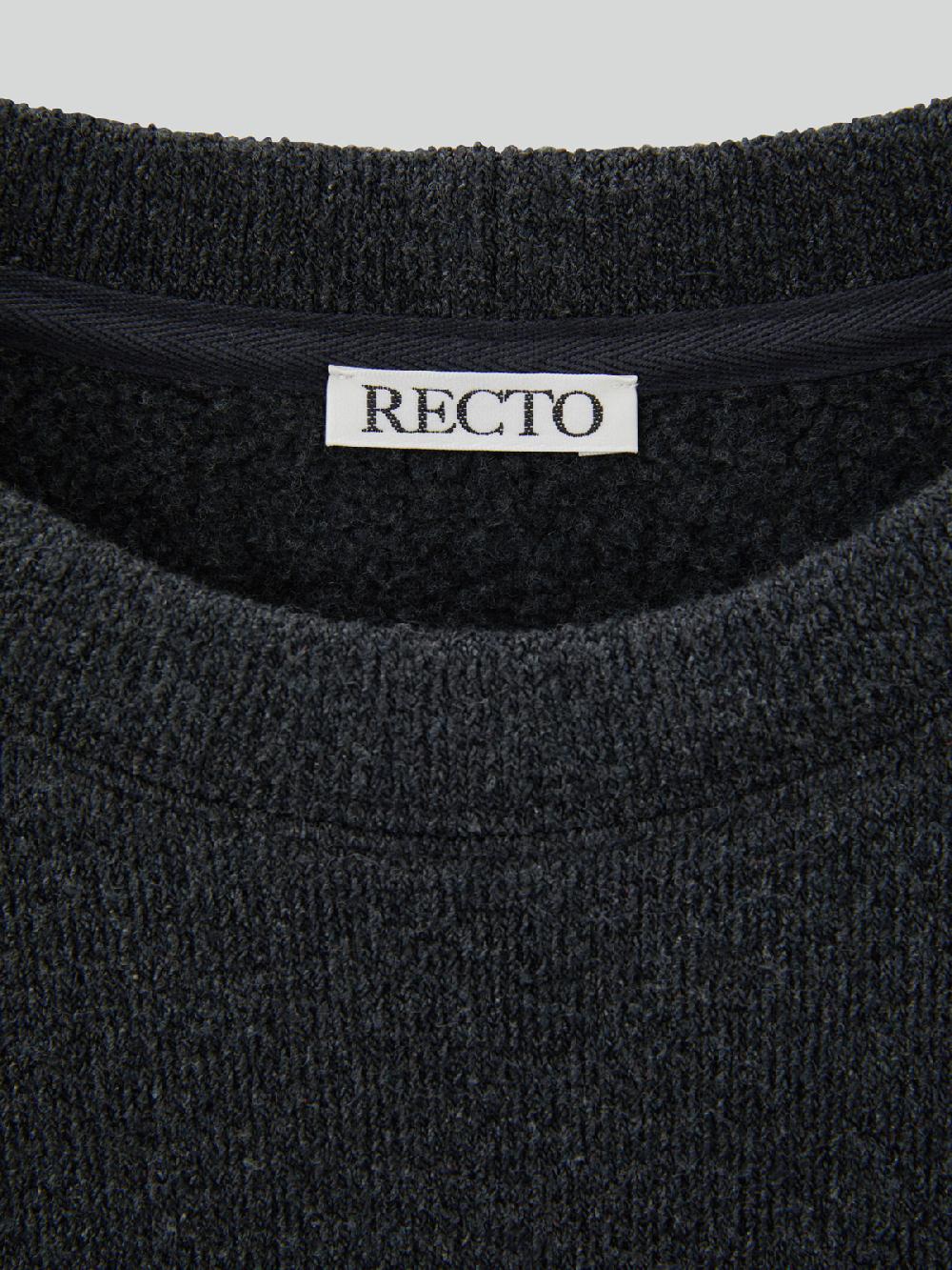 Recto RC EMBROIDERED SWEATSHIRT (CHARCOAL GREY)