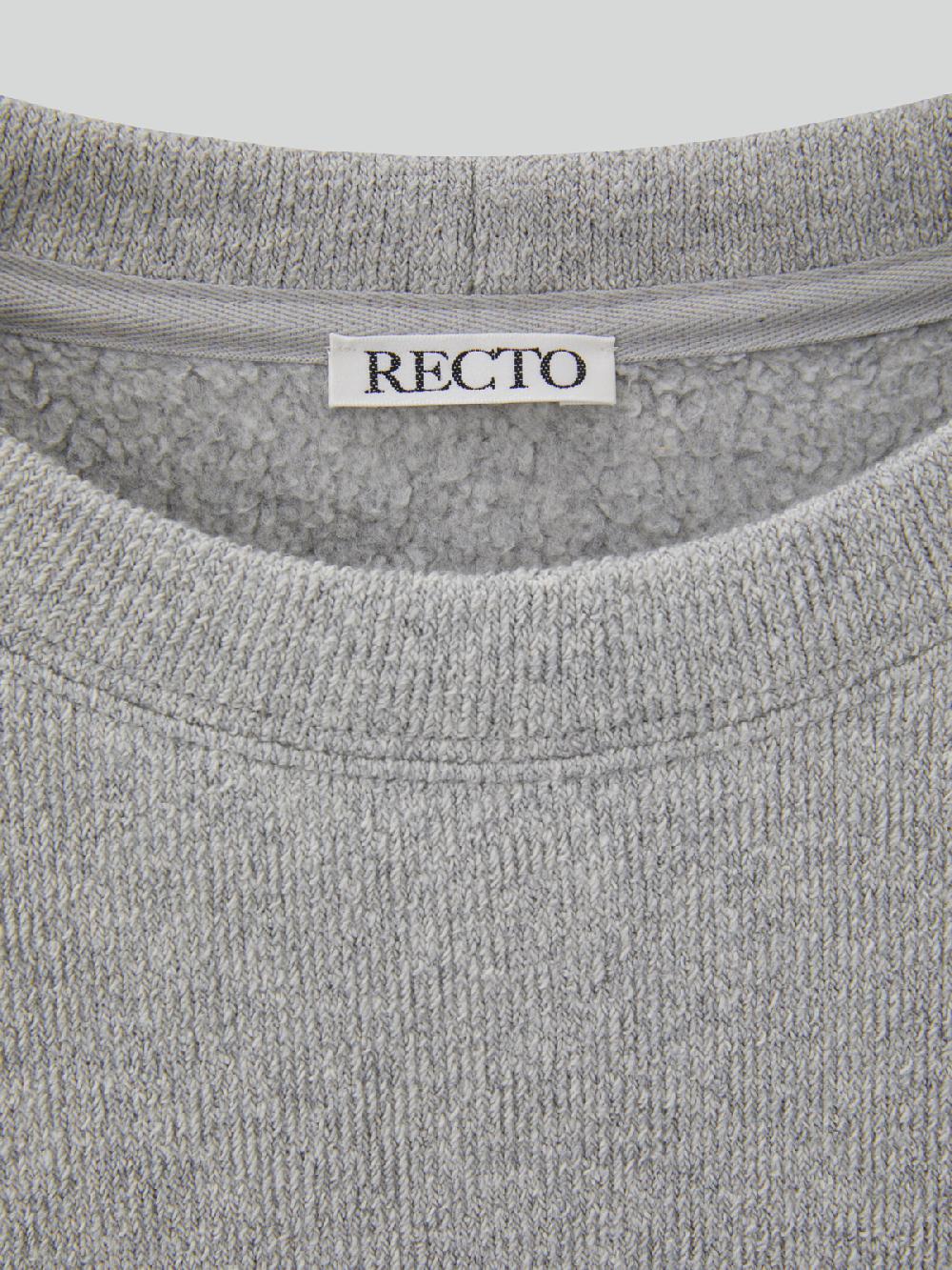 Recto RC EMBROIDERED SWEATSHIRT (MELANGE GREY)