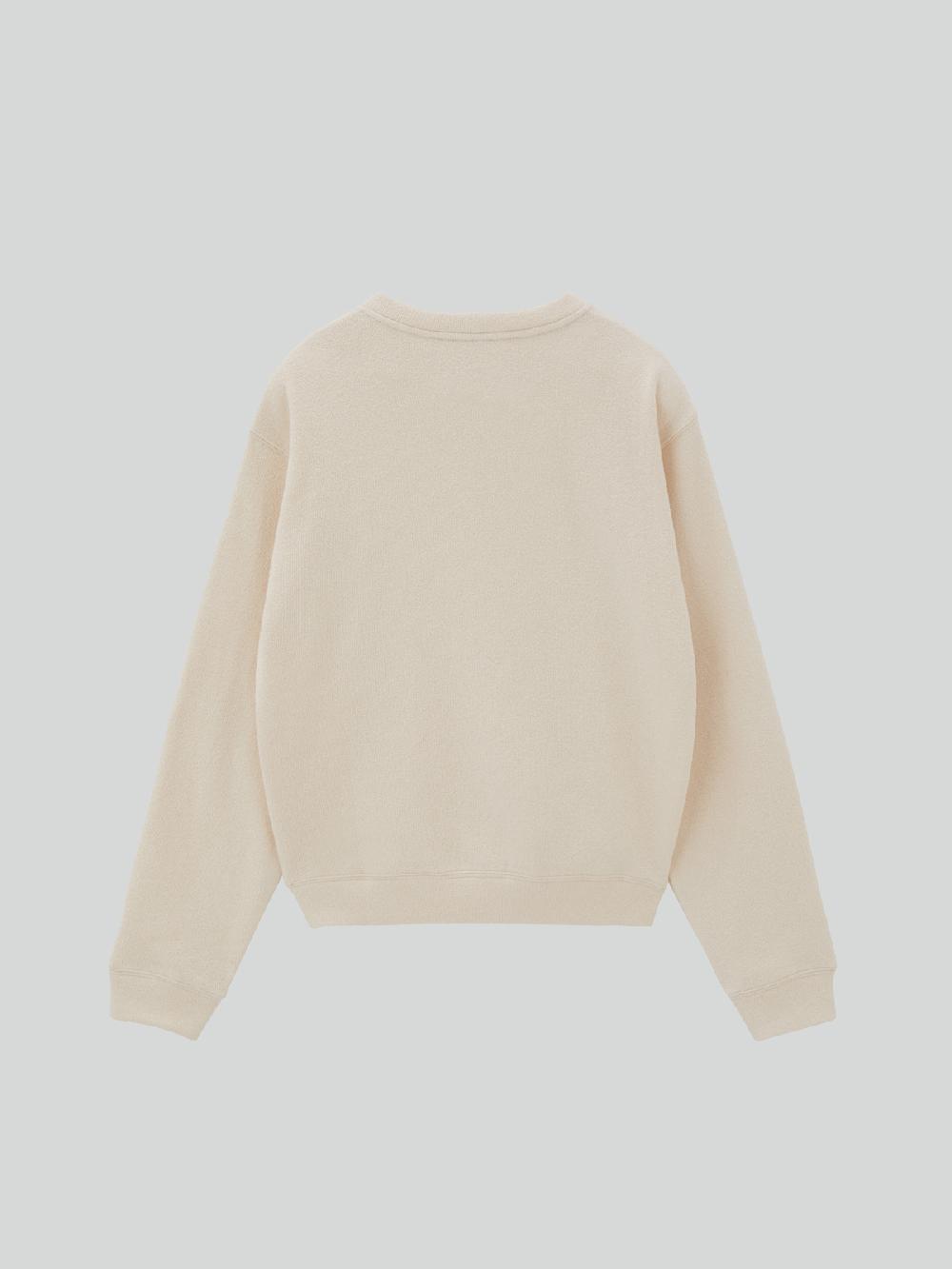 Recto RC EMBROIDERED SWEATSHIRT (OATMEAL)